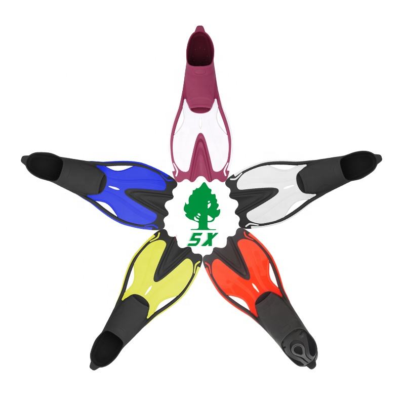 Hot Sale TT TPR Soft Diving Swim Flipper For Adult