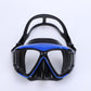 New Design Wide View Underwater 3 Side Lens PC Lens Liquid Silicone Frame Anti fog Diving Mask