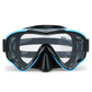 Cheap Blue Tempered Glass Lens Swimming Mask For Kids