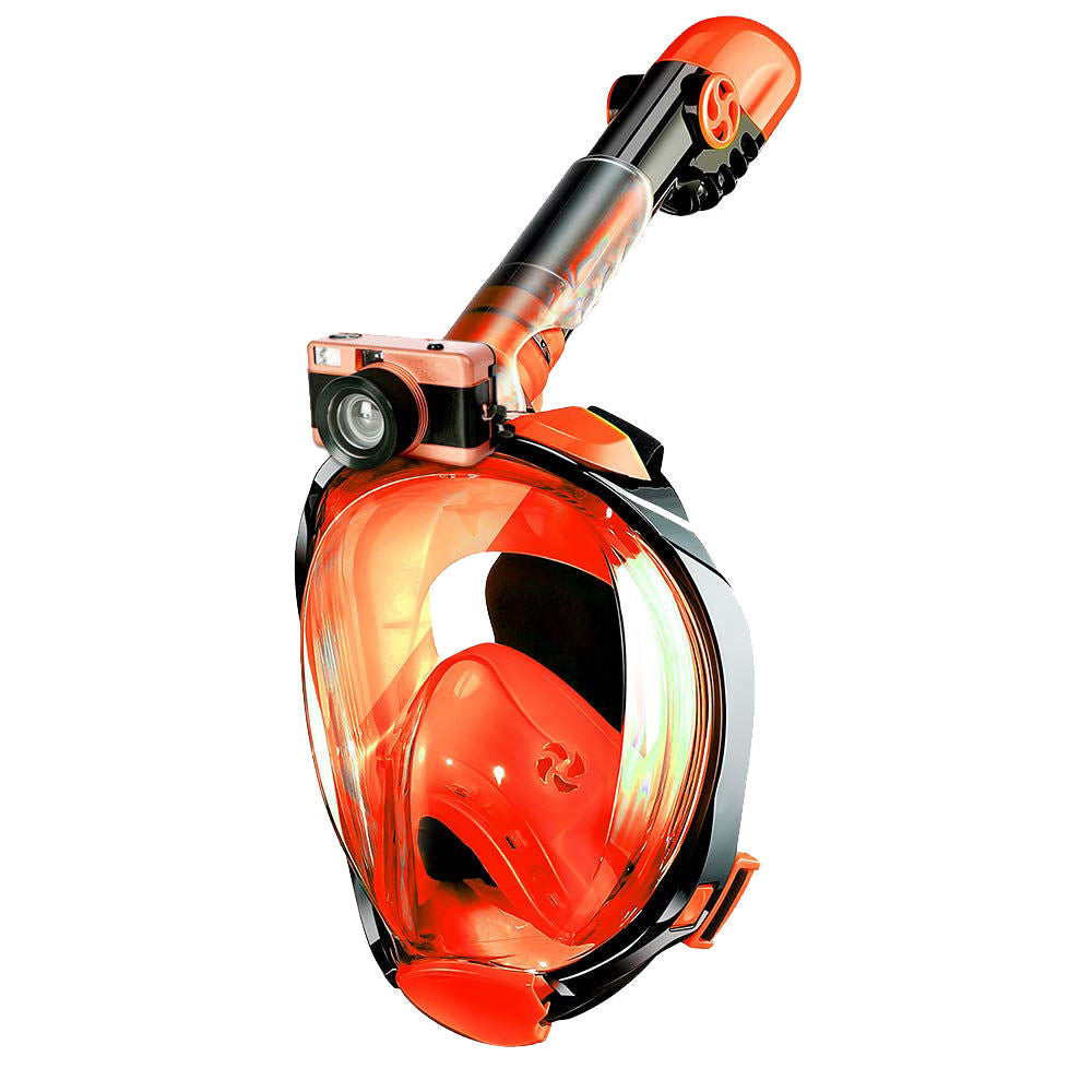 Amazon Hot Selling Full Face Dry Diving Mask Snorkel Mask