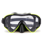 Cheap Blue Tempered Glass Lens Swimming Mask For Kids