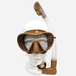 Professional Diving Mask And Snorkels Goggles Frameless Design Diving Mask Snorkel Tube Set
